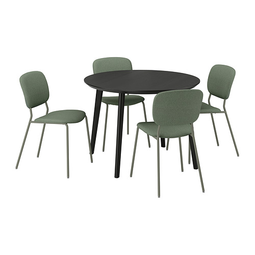 LISABO/VIHALS, borð og fjórir stólar