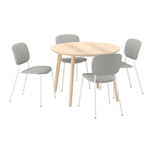 LISABO/VIHALS, borð og fjórir stólar