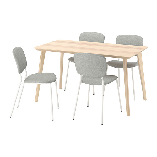 LISABO/VIHALS, borð og fjórir stólar