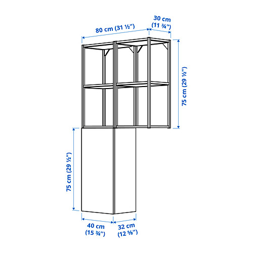 ENHET storage combination