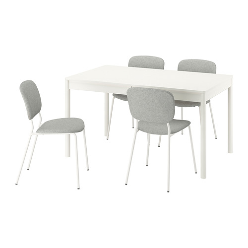 TONSTAD/VIHALS, table and 4 chairs