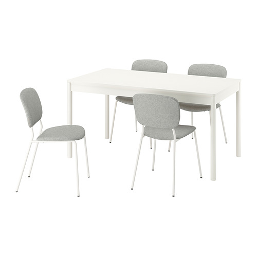 TONSTAD/VIHALS, table and 4 chairs