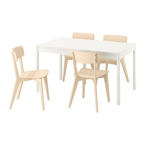 TONSTAD/LISABO, table and 4 chairs
