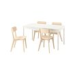 TONSTAD/LISABO table and 4 chairs