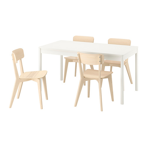 TONSTAD/LISABO, table and 4 chairs