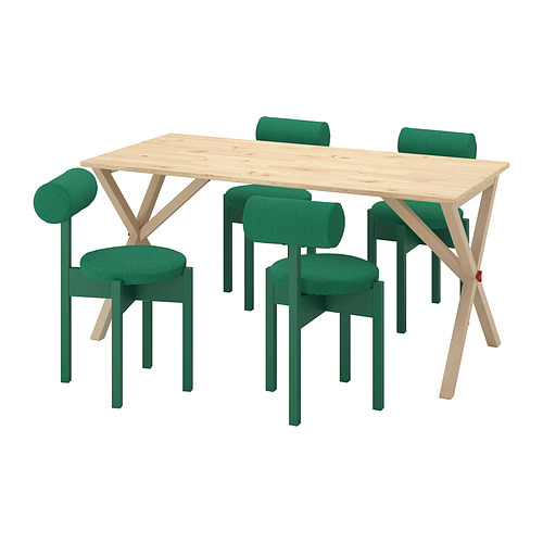 IKEA PS 2026, borð og fjórir stólar
