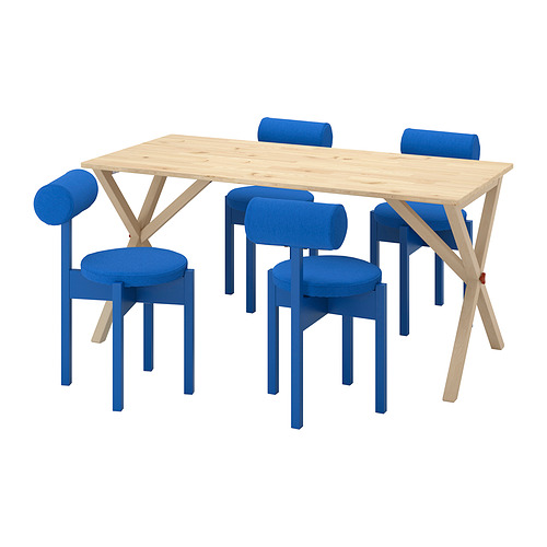 IKEA PS 2026, borð og fjórir stólar