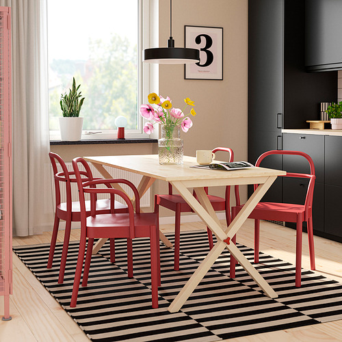 IKEA PS 2026/STOCKHOLM 2025, table and 4 chairs