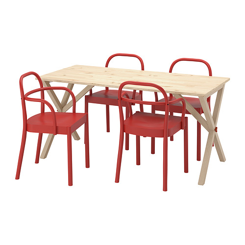 IKEA PS 2026/STOCKHOLM 2025, table and 4 chairs