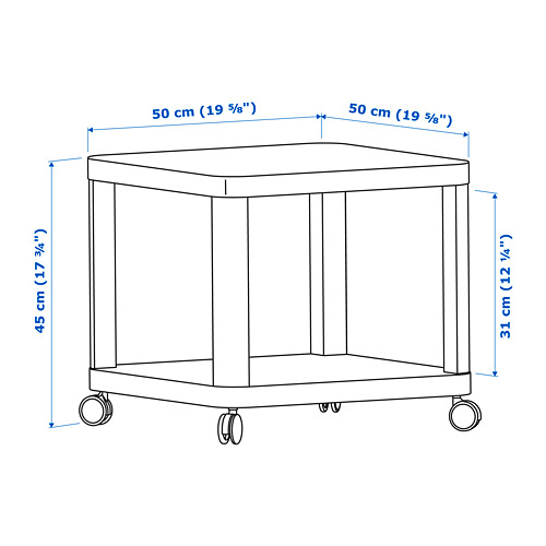 TINGBY side table on castors