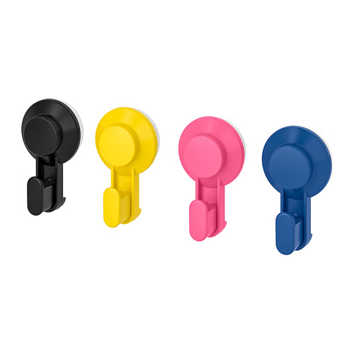 TISKEN, hook with suction cup