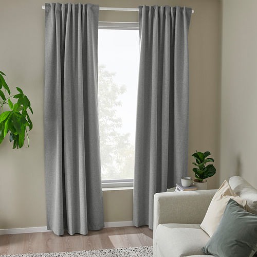 ROSENMANDEL, block-out curtains, 1 pair