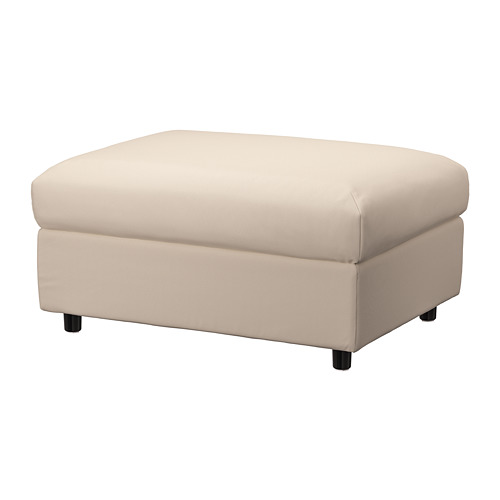 VIMLE, cover for footstool with storage