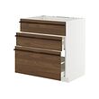 White/stensta dark brown ash veneer (+19.600,-)