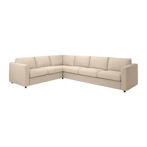 VIMLE, cvr crnr sofa-bed 5-seat w chs lng