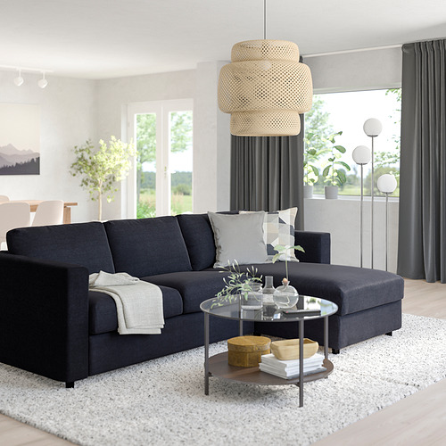 VIMLE, 3-seat sofa with chaise longue