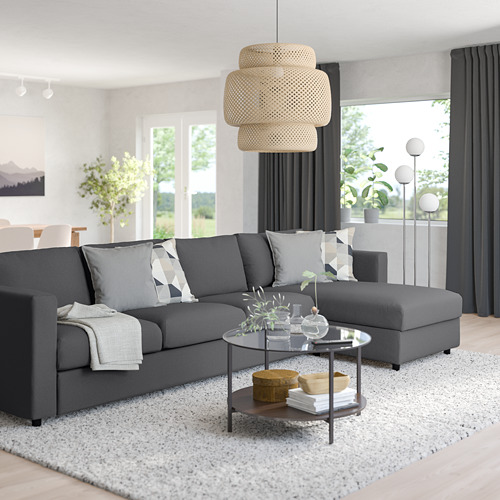 VIMLE, 4-seat sofa with chaise longue