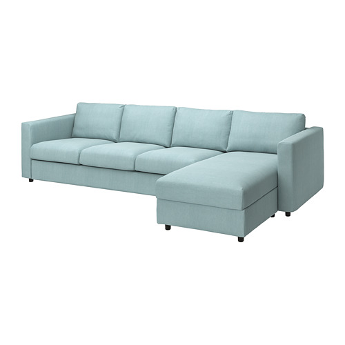 VIMLE, cover 4-seat sofa w chaise longue