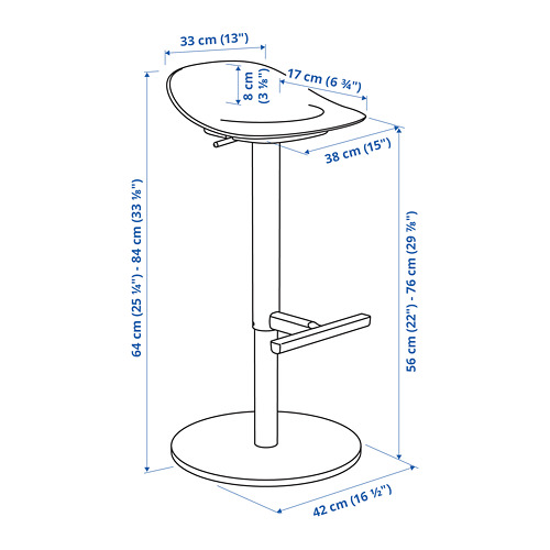 JANINGE bar stool