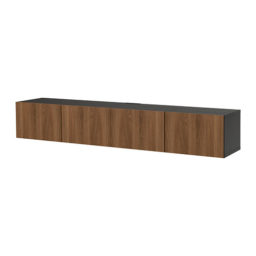 BESTÅ TV bench with doors