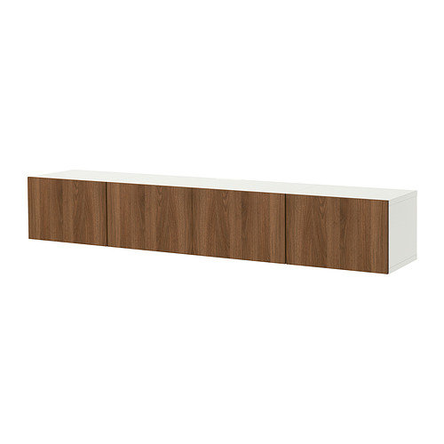 BESTÅ TV bench with doors