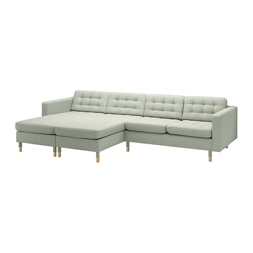 LANDSKRONA, 4-seat sofa with chaise longues