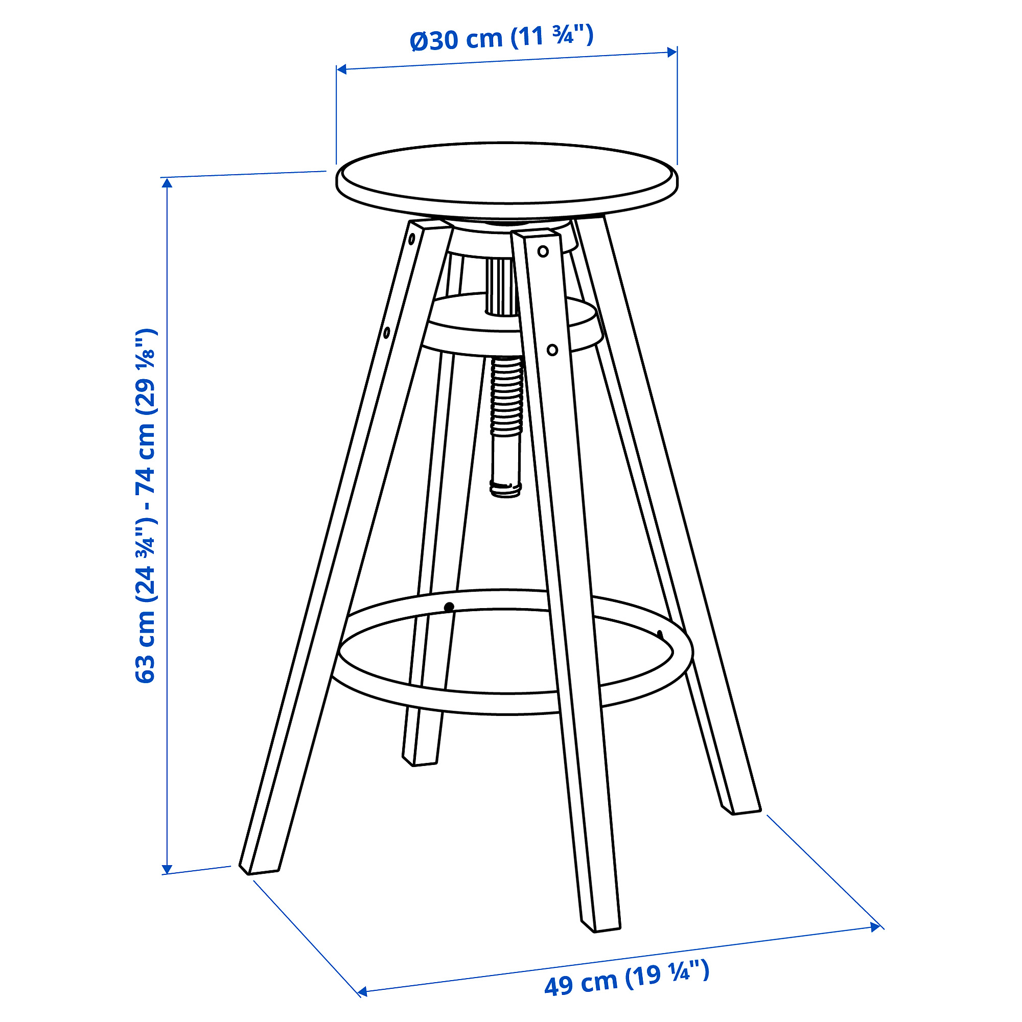 Ikea dalfred bar stool discount
