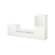 BESTÅ TV storage combination/glass doors