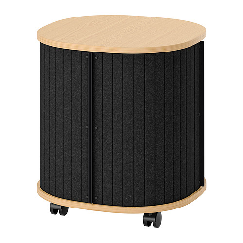 YXSTABY, gaming side table on castors