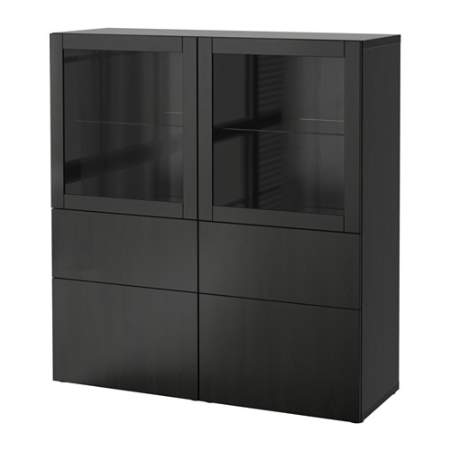 BESTÅ, storage combination w glass doors
