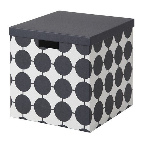 TJENA, storage box with lid