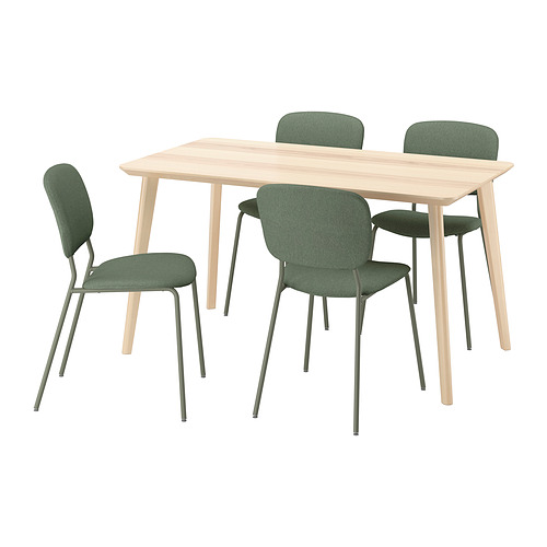 LISABO/VIHALS, borð og fjórir stólar