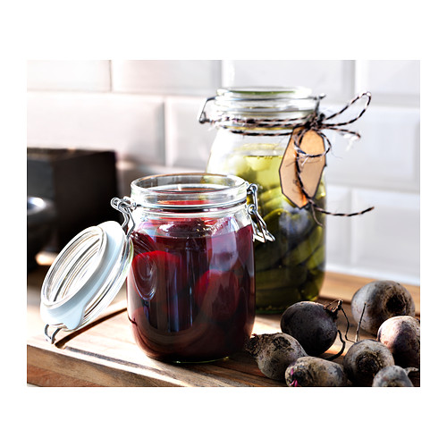 KORKEN, jar with lid