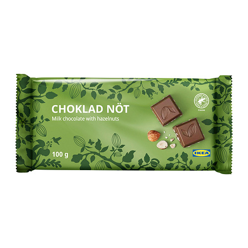 CHOKLAD NÖT, mjólkursúkkulaði
