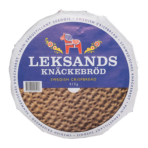 LEKSANDS KNÄCKEBRÖD, rye crispbread, round