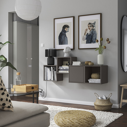 EKET, wall-mounted cabinet combination