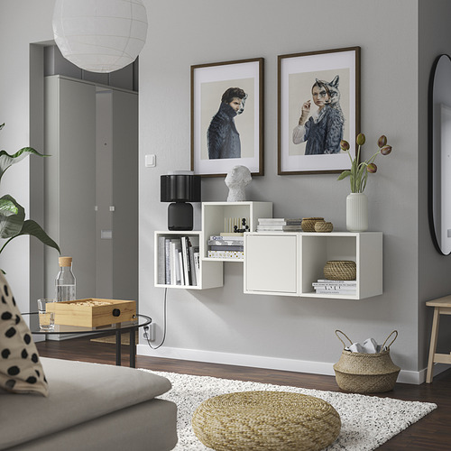 EKET, wall-mounted cabinet combination