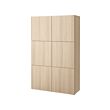 White stained oak effect/lappviken white stained oak effect