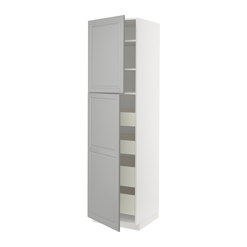 METOD/MAXIMERA hi cab w 2 doors/4 drawers