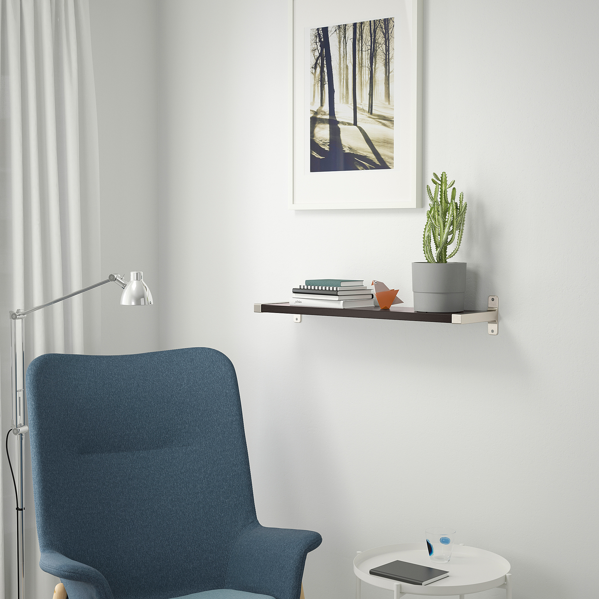 BERGSHULT/GRANHULT wall shelf