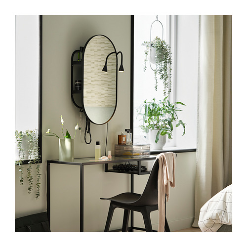 LINDBYN, mirror with storage