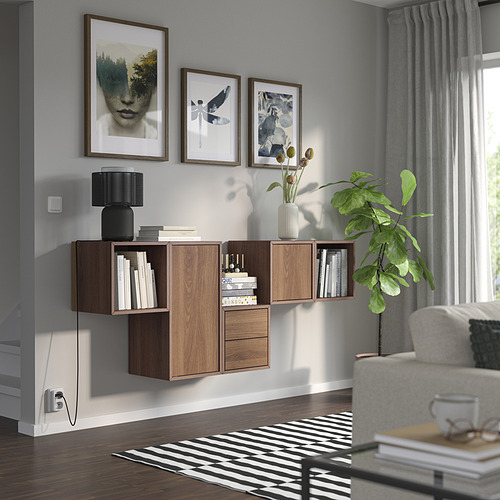 EKET, wall-mounted cabinet combination