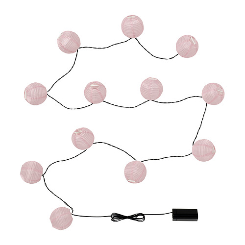 SOLVINDEN, LED ljósasería, 12 ljósa