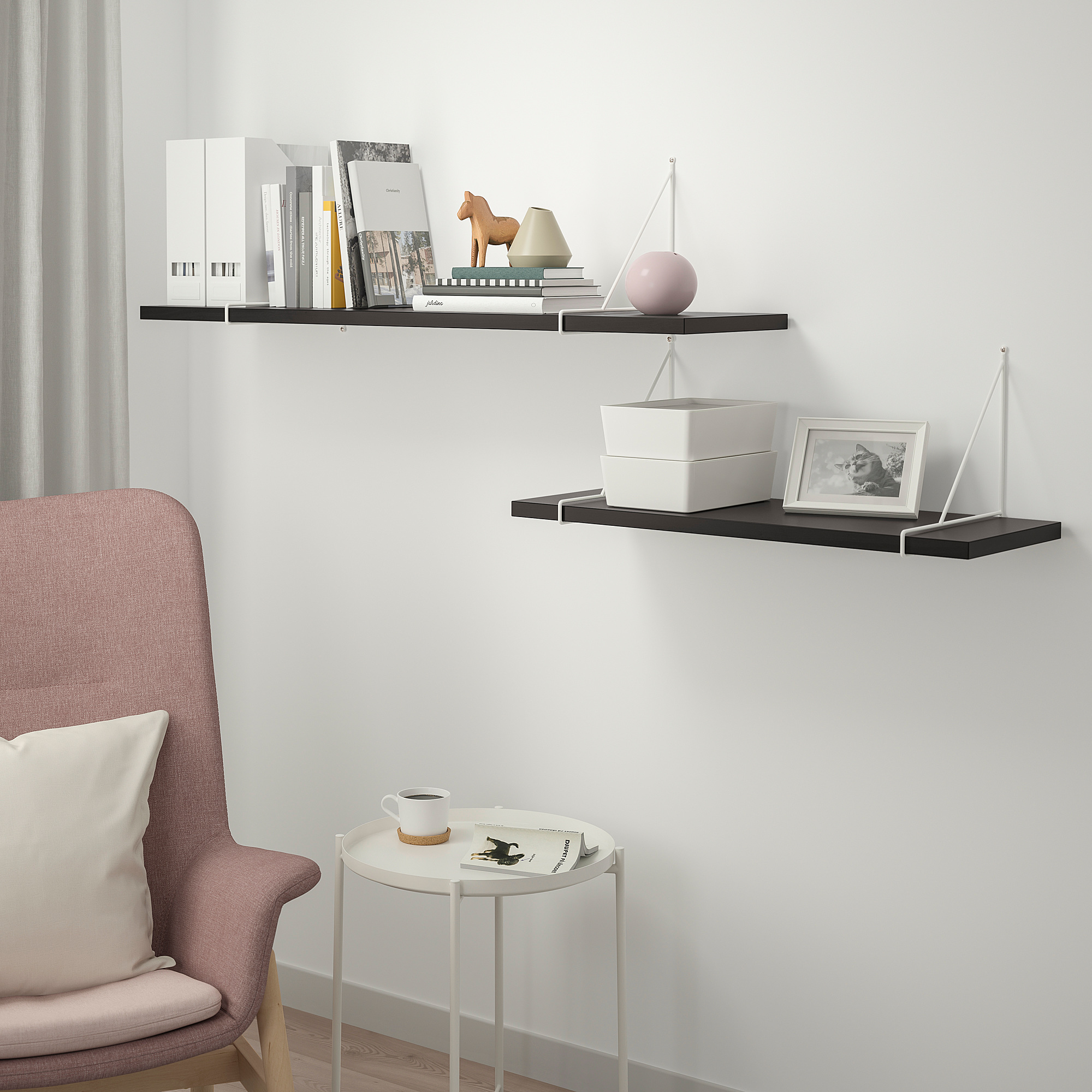 BERGSHULT/PERSHULT wall shelf combination