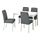 EKEDALEN/BERGMUND, table and 4 chairs