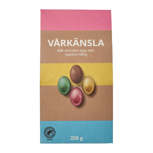 VÅRKÄNSLA, milk chocolate eggs