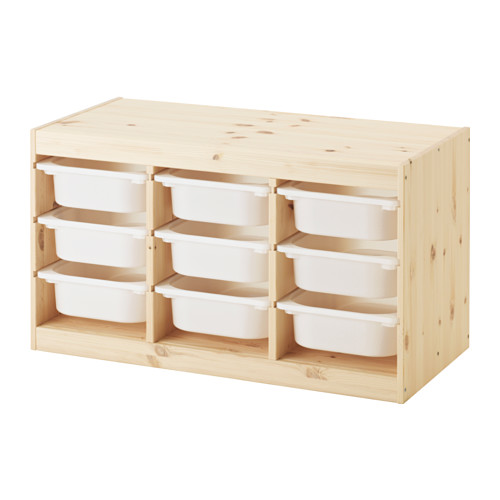 TROFAST, storage combination with boxes