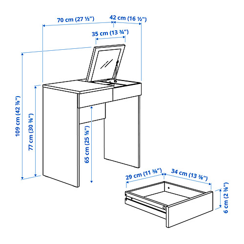 BRIMNES dressing table