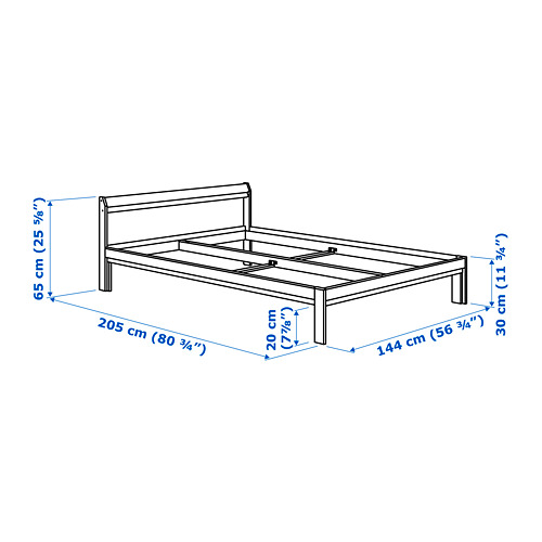 NEIDEN bed frame