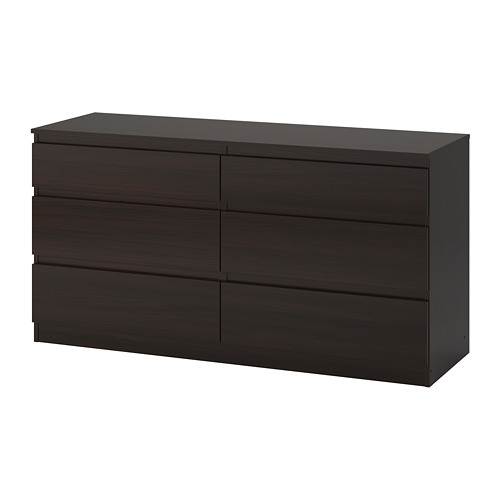 KULLEN, chest of 6 drawers